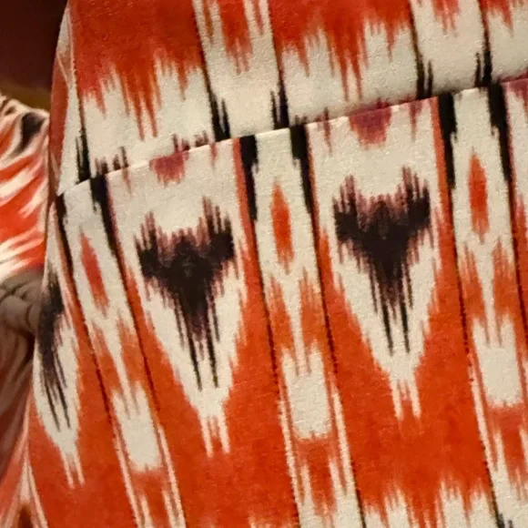 Boston Proper Red and Purple Patterned Pants - Picture 9 of 14